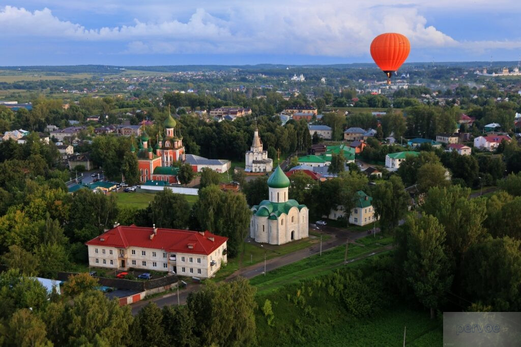 Вид на Переяславль-Залесский с высоты